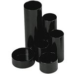 WEDO Junior Schreibtisch-Organizer ABS-Kunststoff 6 Fächer - schwarz