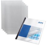 DURABLE Klemmschienenhüllen DIN A4 transparent genarbt 0,12 mm - 50 Stück