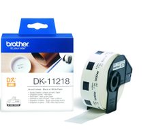 Brother DK-11218 - Etiketten - Rolle (2,4 cm) - 1000 Stck. - für QL 1050, 1050N, 1060N, 500, 500A,