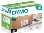 DYMO® Original Etikett für LabelWriter™, Namensschild - weiss -  permanent, 2 x 575 Etiketten, für LW 4XL & 5XL