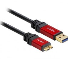 DeLOCK Kabel USB 3.0 Typ-A zu USB 3.0 Typ Micro-B 2m Premium