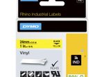 DYMO® Original IND-Schriftband für Rhino 6000+, farbiges Vinyl - schwarz auf gelb