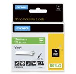 DYMO® Original IND-Schriftband für Rhino, farbiges Vinyl - weiss auf grün