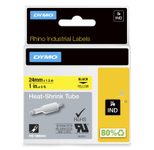 DYMO® Original IND-Heißschrumpfschlauch für Rhino 6000+, Polyolefin - schwarz auf gelb