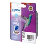 Epson Original T0805 Kolibri Druckerpatrone cyan hell 350 Seiten 7ml (C13T08054011)