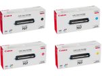 Canon Original Toner 707 4er-Set schwarz, cyan, magenta, gelb (OP9424A004)