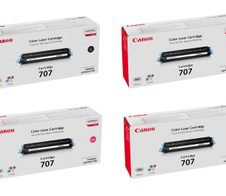 Canon Original Toner 707 4er-Set schwarz, cyan, magenta, gelb (OP9424A004)