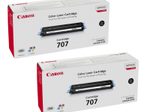 Canon Original Toner 707BK Doppelpack schwarz (OP9424A004DP)