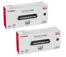 Canon Original Toner 707BK Doppelpack schwarz (OP9424A004DP)