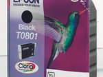 Epson Original T0801 Kolibri Druckerpatrone schwarz Blister 330 Seiten 7ml (C13T08014011)
