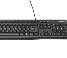 Logitech Corded Keyboard Plug&Play-USB-Tastatur schwarz (US/QWERTY)