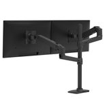 Ergotron LX Dual Monitor Arm - Monitor Tischhalterung mit patentierter CF-Technologie für 2 Displays bis 101,6cm (40")