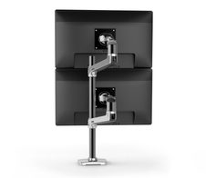 Ergotron LX Dual Monitor Arm - Monitor Tischhalterung mit patentierter CF-Technologie für 2 Displays bis 101,6 cm (40")