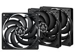 Arctic P12 Slim PWM PST Schwarz (3er-Pack) - 120mm