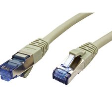 VALUE - Patch-Kabel - RJ-45 (M) bis RJ-45 (M) - 1 m - SFTP CAT6A / KAT6A grau