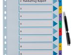 Esselte Ordnerregister A4 nummeriert - 10-teilig