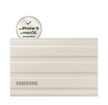 Samsung T7 Shield 1TB - Beige für PC/Mac