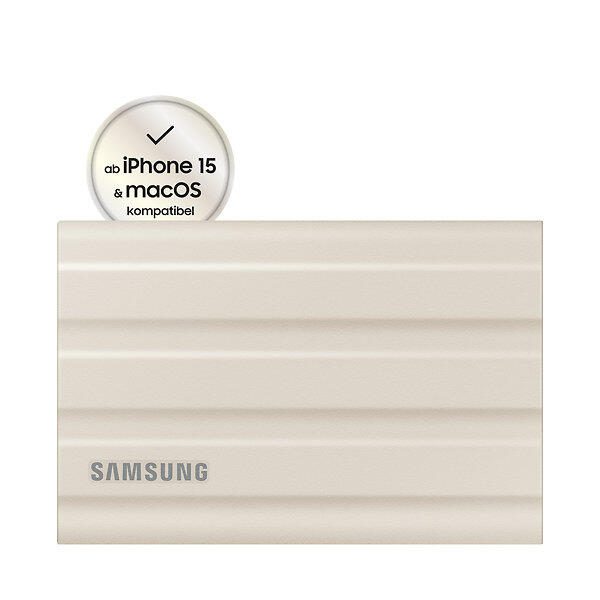 Samsung T7 Shield 2TB - Beige für PC/Mac video preview