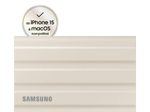 Samsung T7 Shield 2TB - Beige für PC/Mac
