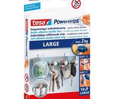 tesa Powerstrips® Large Doppelseitiger Selbstklebestrip - 10 Stück