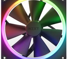 NZXT F140 RGB - Gehäuselüfter, Matt Schwarz (140mm, 18xLED)