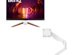 BenQ Mobiuz EX2710U Gaming Monitor 68,58 cm (27 Zoll) + BenQ Ergo Arm BSH02