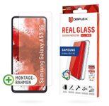 DISPLEX Real Glass + Case Schutzset für Samsung Galaxy A53 5G