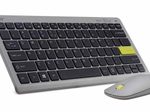 Acer Vero Combo set AAK124 antimikrobielle drahtlose Tastatur und Macaron Maus grau/gelb