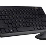 Acer Vero Combo Set AAK125 antimikrobielle drahtlose Tastatur und Macaron Maus schwarz