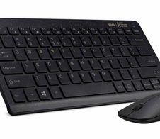 Acer Vero Combo Set AAK125 antimikrobielle drahtlose Tastatur und Macaron Maus schwarz