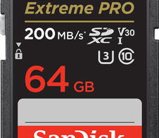 SanDisk Extreme PRO SDXC Speicherkarte 64GB