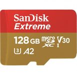 SanDisk Extreme microSDXC Speicherkarte 128GB + SD Adapter