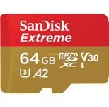 SanDisk Extreme microSDXC Speicherkarte 64GB + SD Adapter