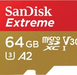 SanDisk Extreme® microSDXC 64GB + SD Adapter
