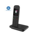 Telekom Sinus A12 Festnetz-Telefon mit Basis und AB Schwarz