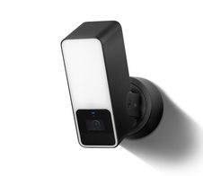 Eve 10ECA8101 Smarte Flutlichtkamera Outdoor (HomeKit), schwarz-weiß