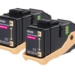 Epson Original Doppelpack Toner magenta 15.000 Seiten (C13S050607)