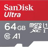 SanDisk Ultra microSDXC Speicherkarte 64GB + SD Adapter