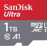 SanDisk Ultra microSDXC Speicherkarte 1 TB + SD Adapter