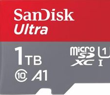 SanDisk Ultra microSDXC Speicherkarte 1 TB + SD Adapter