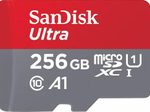 SanDisk Ultra microSDXC Speicherkarte 256GB + SD Adapter