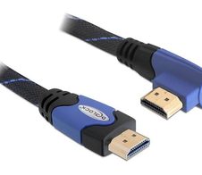 DeLOCK Kabel HDMI High Speed mit Ethernet gewinkelt 2m