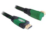 DeLOCK Kabel High Speed HDMI mit Ethernet gewinkelt 4K 2m