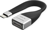 Roline Displayport Adapter - DisplayPort / USB-C 0,13m schwarz (12.03.3240)