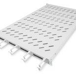 Digitus Fachboden 19"-Schränke festeinbau für 1.000mm Tiefe bis 120kg 1HE inkl. Kabelmanagement RAL7035 grau (DN-97684)