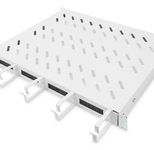 Digitus Fachboden 19"-Schränke festeinbau für 600mm Tiefe bis 120kg 1HE inkl. Kabelmanagement RAL7035 grau (DN-97680)