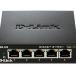 D-Link DGS-105 5-Port Gigabit Desktop Switch mit Metallgehäuse (DGS-105/E)
