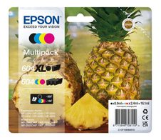 Epson Original 604XL BK / 604 CMY Ananas Druckerpatrone - 4er Multipack