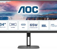 AOC U34V5C/BK Monitor 86,4 cm (34 Zoll)