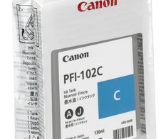 Canon Original PFI-102C Druckerpatrone - cyan 740 Seiten